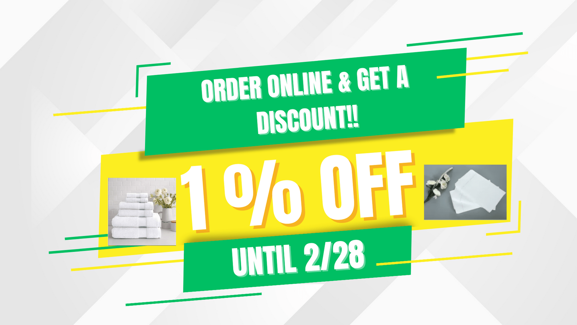 Order Online & Get A Discount!!